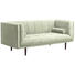 SOFA in Textil Creme - Dunkelbraun/Creme, Design, Holz/Textil (200/80/87cm) - Carryhome SOFA in Textil Creme - Dunkelbraun/Creme, Design, Holz/Textil (200/80/87cm) - Carryhome