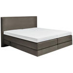 BOXSPRINGBETT 200/200 cm  in Taupe  - Taupe, KONVENTIONELL, Holz/Textil (200/200cm) - Dieter Knoll