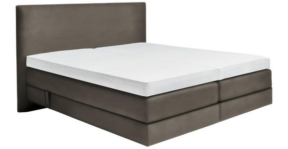 BOXSPRINGBETT 160/200 cm  in Taupe  - Taupe, KONVENTIONELL, Holz/Textil (160/200cm) - Dieter Knoll