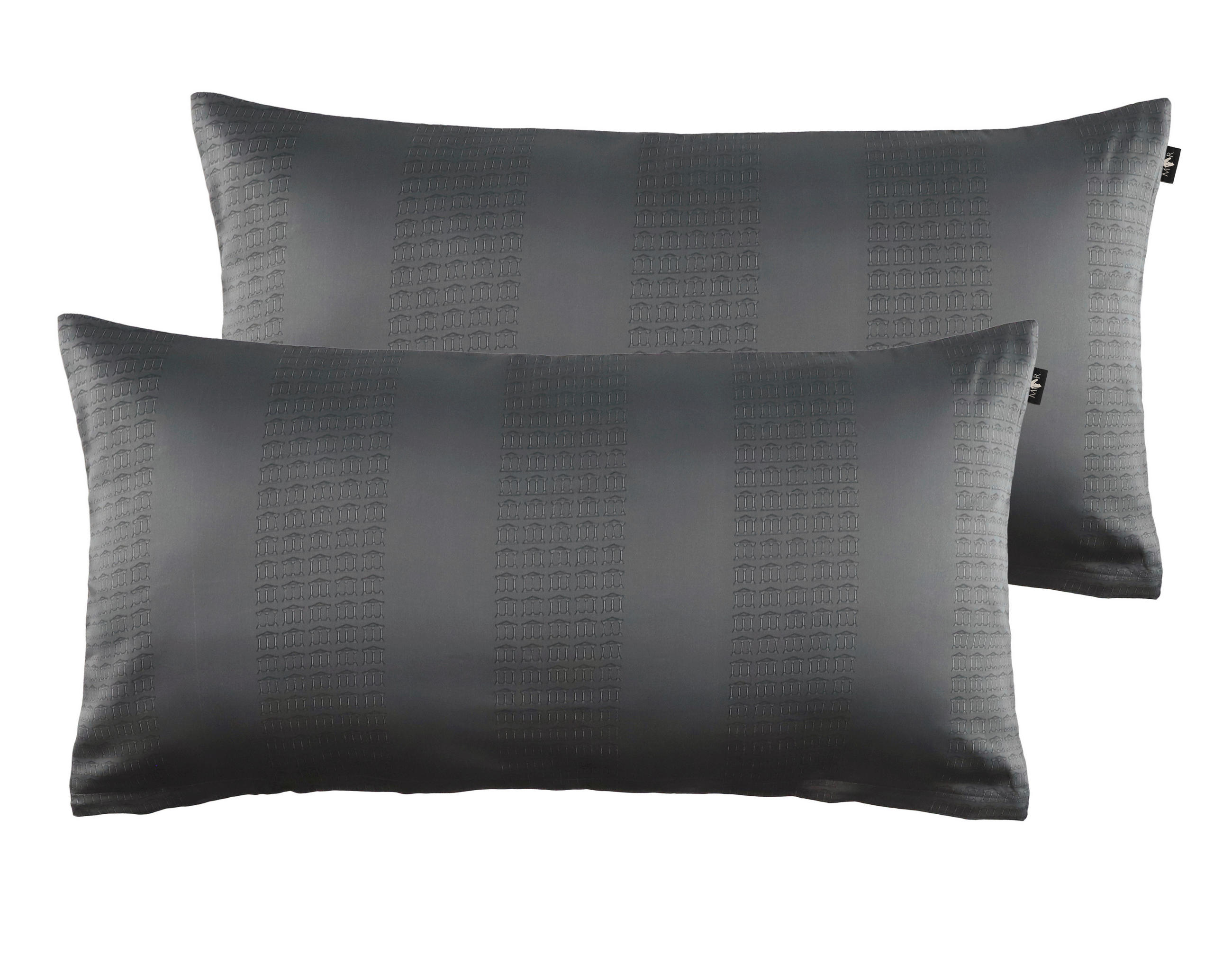 KISSENHÜLLEN-SET Marcel.Remus.Design - Alcudia anthrazit 40/80 cm  - Anthrazit, Design, Textil (40/80cm) - Marcel Remus
