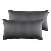 KISSENHÜLLEN-SET Marcel.Remus.Design - Alcudia anthrazit 40/80 cm  - Anthrazit, Design, Textil (40/80cm)