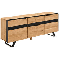 LOWBOARD  in 181/62/42 cm  - Schwarz, KONVENTIONELL, Holz/Holzwerkstoff (181/62/42cm) - Landscape