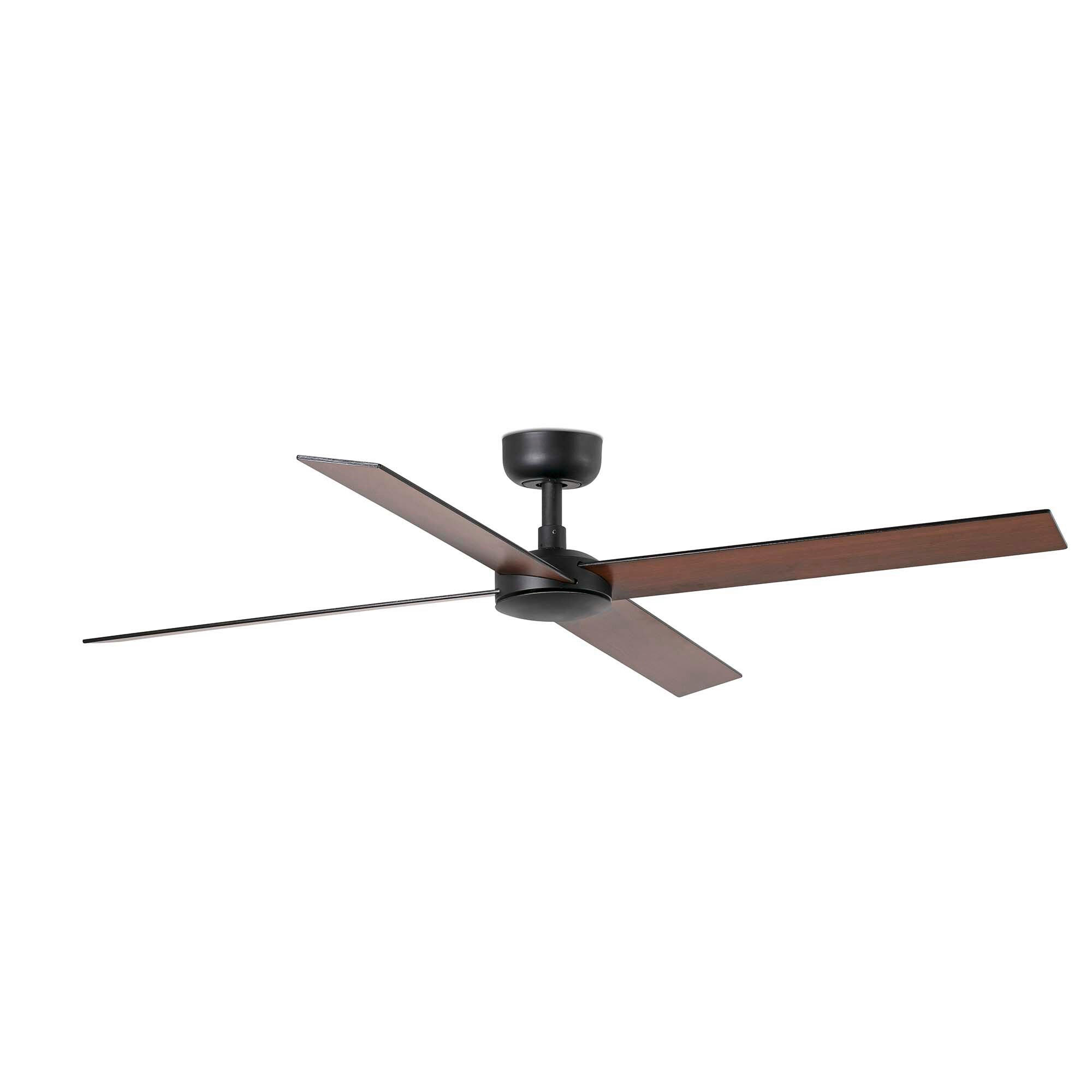 DECKENVENTILATOR FARO LAB 132/23.2 cm   - Schwarz, KONVENTIONELL, Holzwerkstoff/Metall (132/23.2cm)