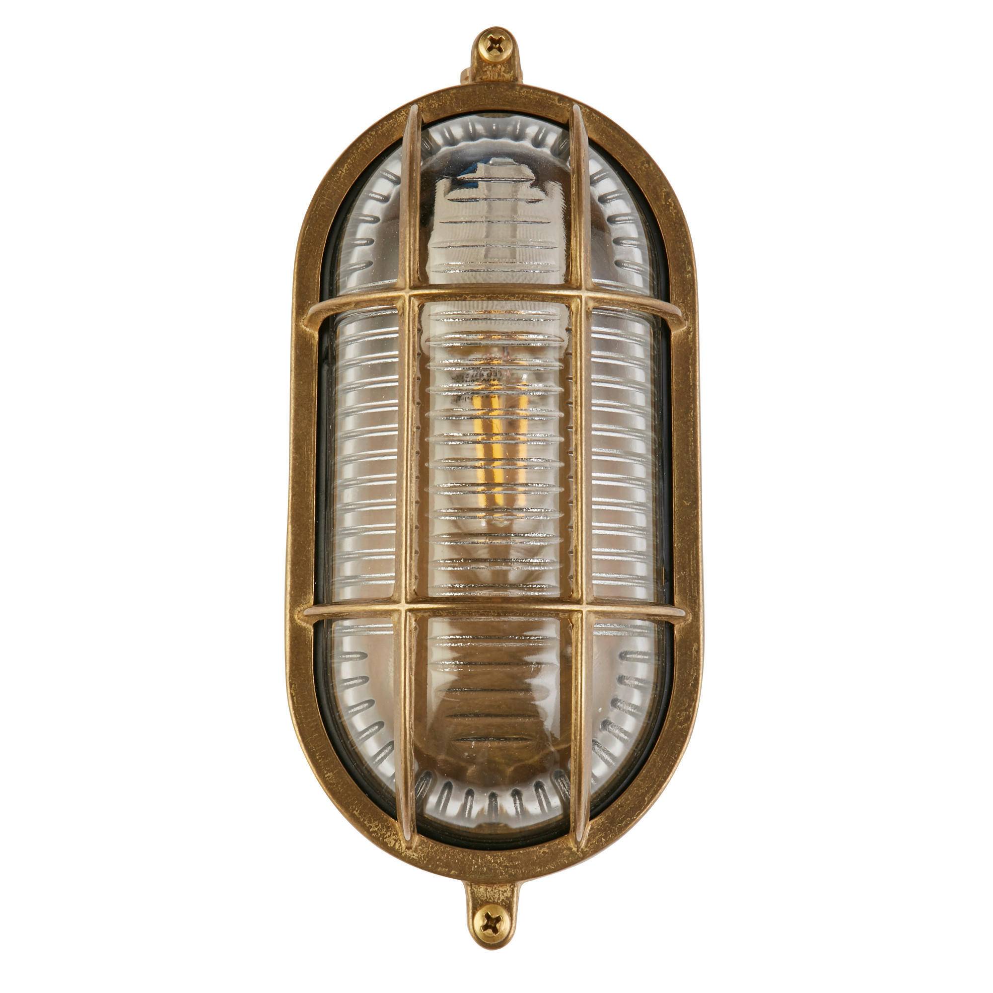 UTOMHUSLAMPA - mässingsfärgad, Basics, glas (23.5/23.5cm)