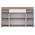 SIDEBOARD  160/93/38 cm 1 Schublade(n)  - Weiß/Eiche Artisan, MODERN, Holzwerkstoff (160/93/38cm) - Carryhome