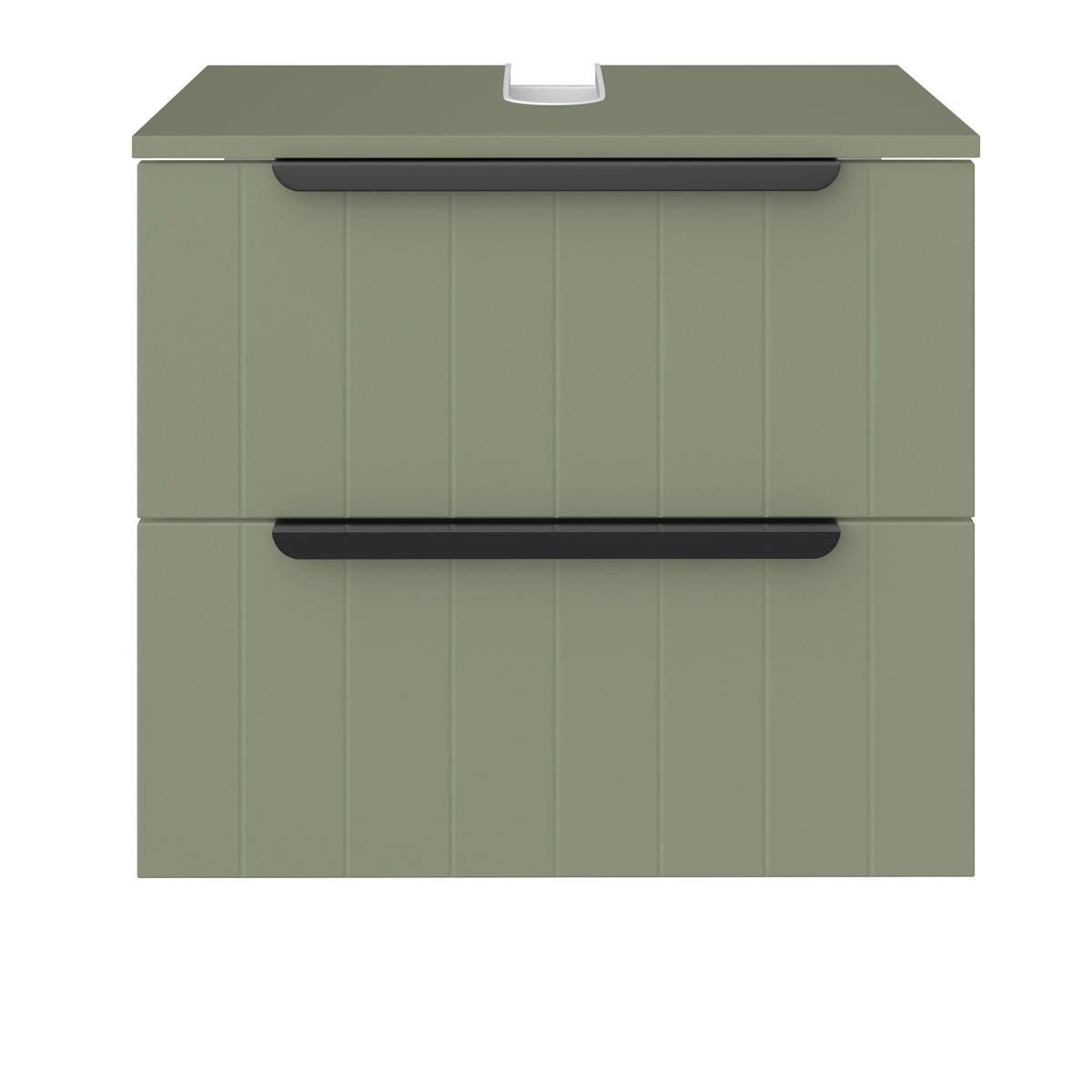 OMARICA ZA POD UMIVALNIK 60/53/38,5 cm  - črna/zelena, Romantika, kovina/leseni material (60/53/38,5cm) - Xora