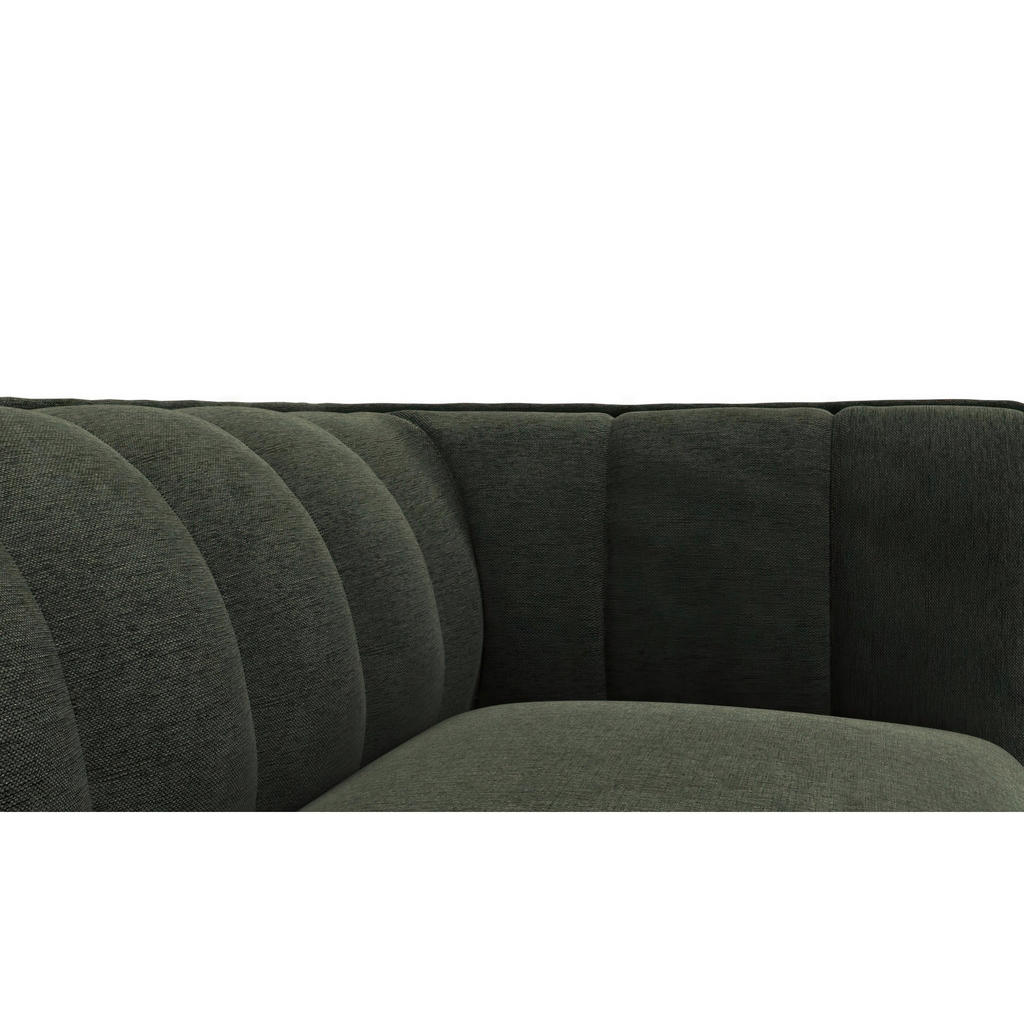 Thumbnail - Livetastic 3-Sitzer-Sofa, Waldgrün, Textil, Eiche, vollmassiv, 209x75x91 cm, Reach, Made in EU, Oeko-Tex® Standard 100, ...