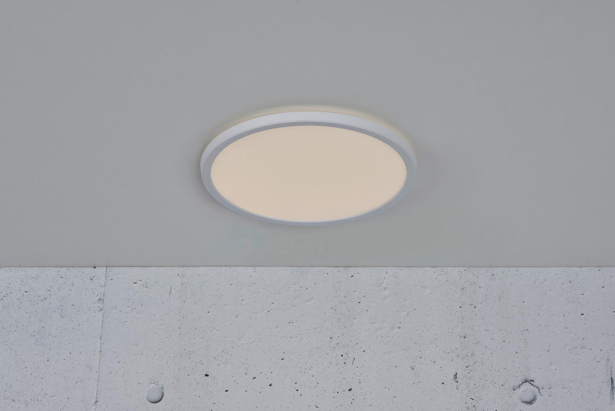 DECKENLEUCHTE Oja 29,4/3,8 cm   - Weiß, KONVENTIONELL, Kunststoff (29,4/3,8cm) - Nordlux
