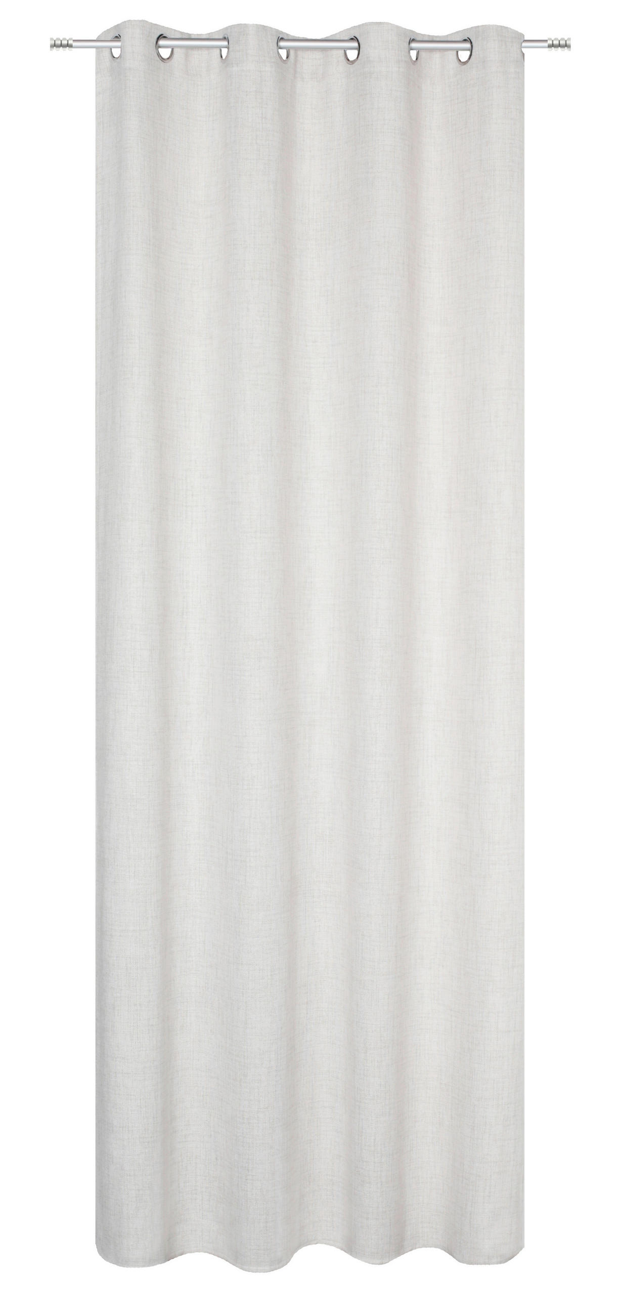 ÖSENVORHANG blickdicht  - Naturfarben, Basics, Textil (140/245cm) - Schmidt W. Gmbh