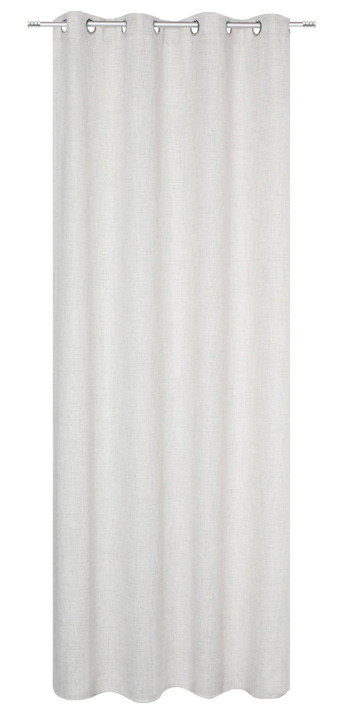 ÖSENVORHANG blickdicht  - Naturfarben, Basics, Textil (140/245cm) - Schmidt W. Gmbh