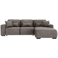 ECKSOFA Greige Chenille  - Greige/Grau, KONVENTIONELL, Kunststoff/Textil (293/205cm) - Carryhome