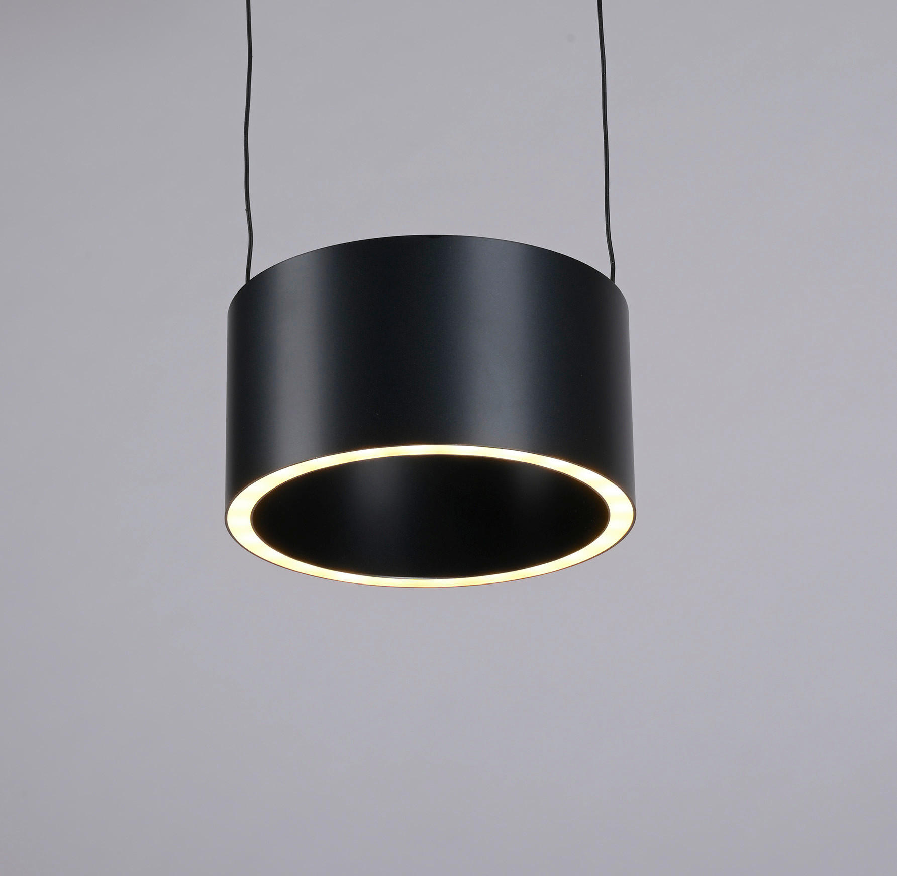 LED-HÄNGELEUCHTE 20/20/180 cm   - Grau, Design, Kunststoff/Metall (20/20/180cm) - Neuhaus PURE