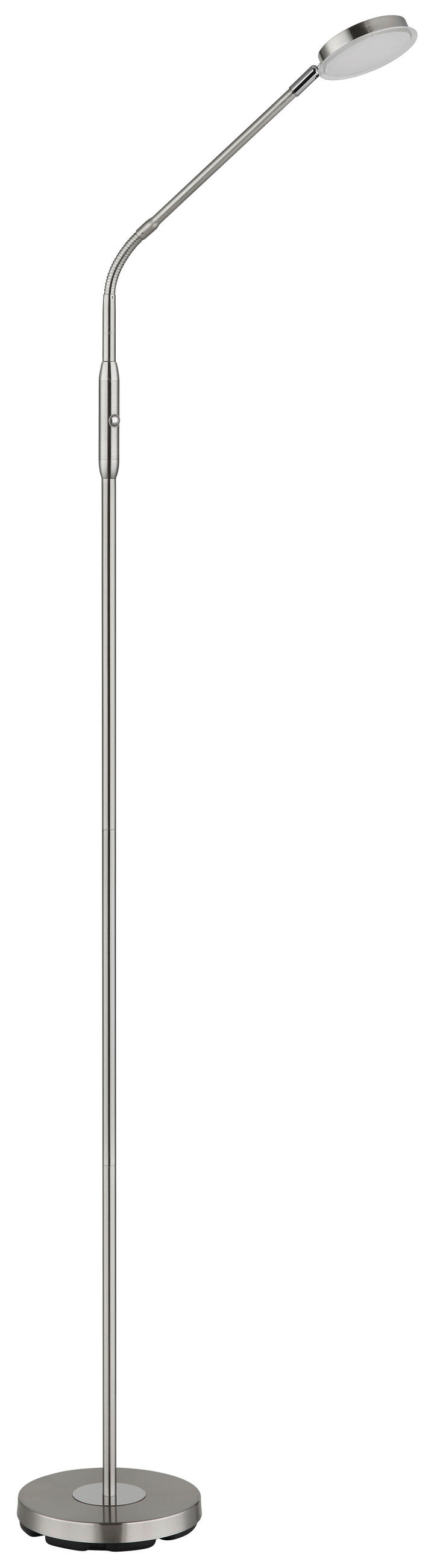 LED-STEHLEUCHTE 52/20/173 cm    - Klar/Schwarz, Design, Kunststoff/Metall (52/20/173cm) - Globo