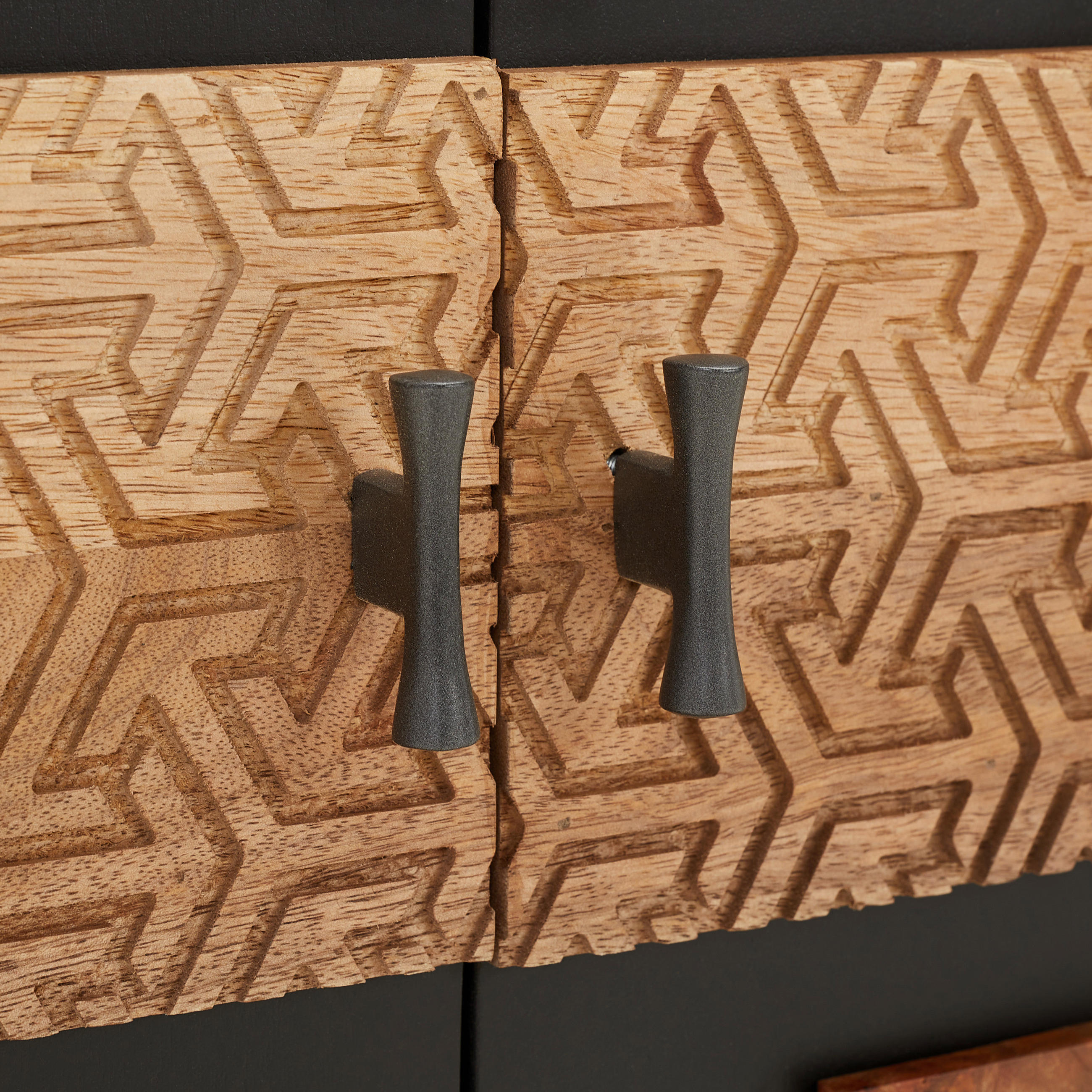 SIDEBOARD  in 130/82/42 cm  - Multicolor/Schwarz, MODERN, Holz/Metall (130/82/42cm) - Livetastic