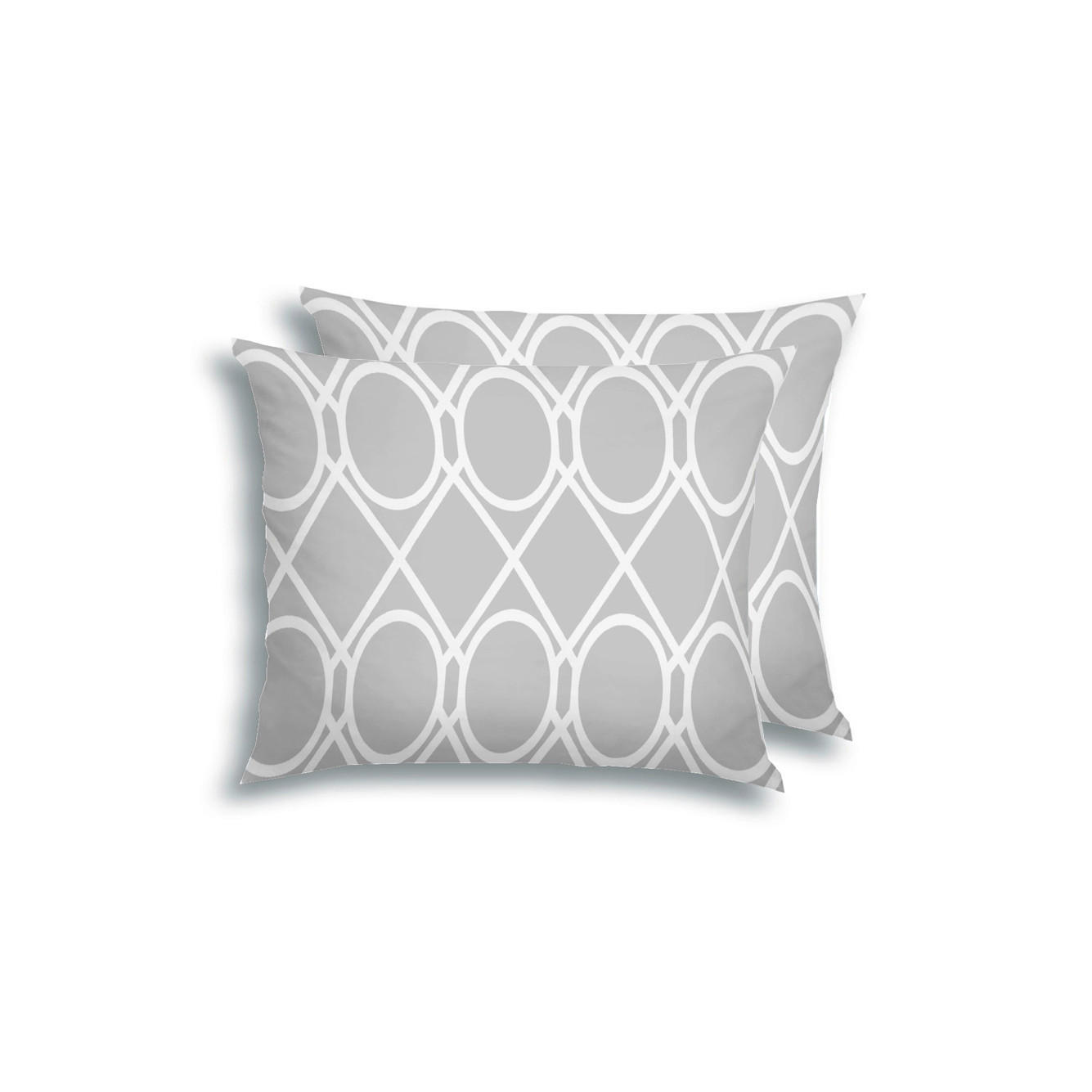 KOPFPOLSTERBEZUG 50/60 cm  - Hellgrau, Design, Textil (50/60cm) - Florella