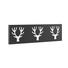 HAKENLEISTE - Chromfarben/Schwarz, Design, Metall (60,5/17,7/2,5cm) HAKENLEISTE - Chromfarben/Schwarz, Design, Metall (60,5/17,7/2,5cm)