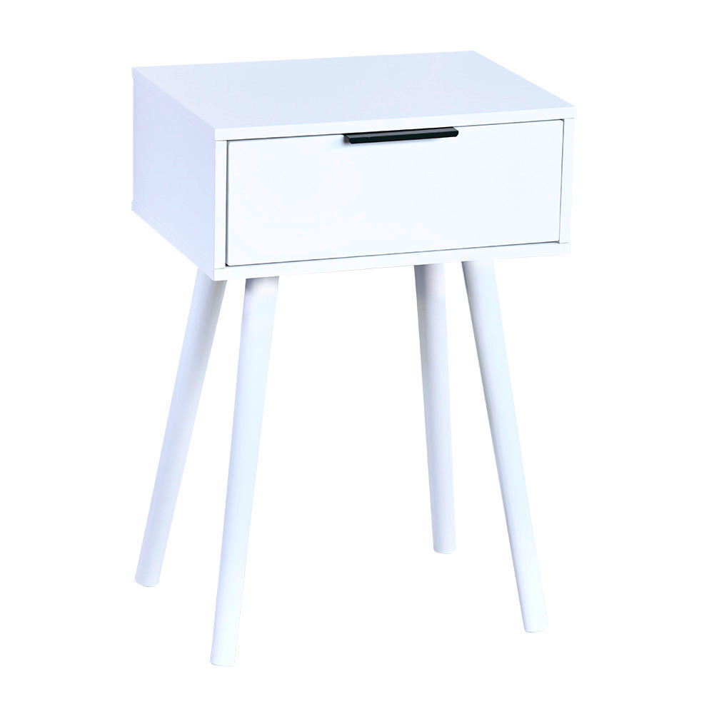 NACHTTISCH 40/30/59 cm  in Kiefer Weiss  - Weiss, Konventionell, Holz (40/30/59cm) - Kesper