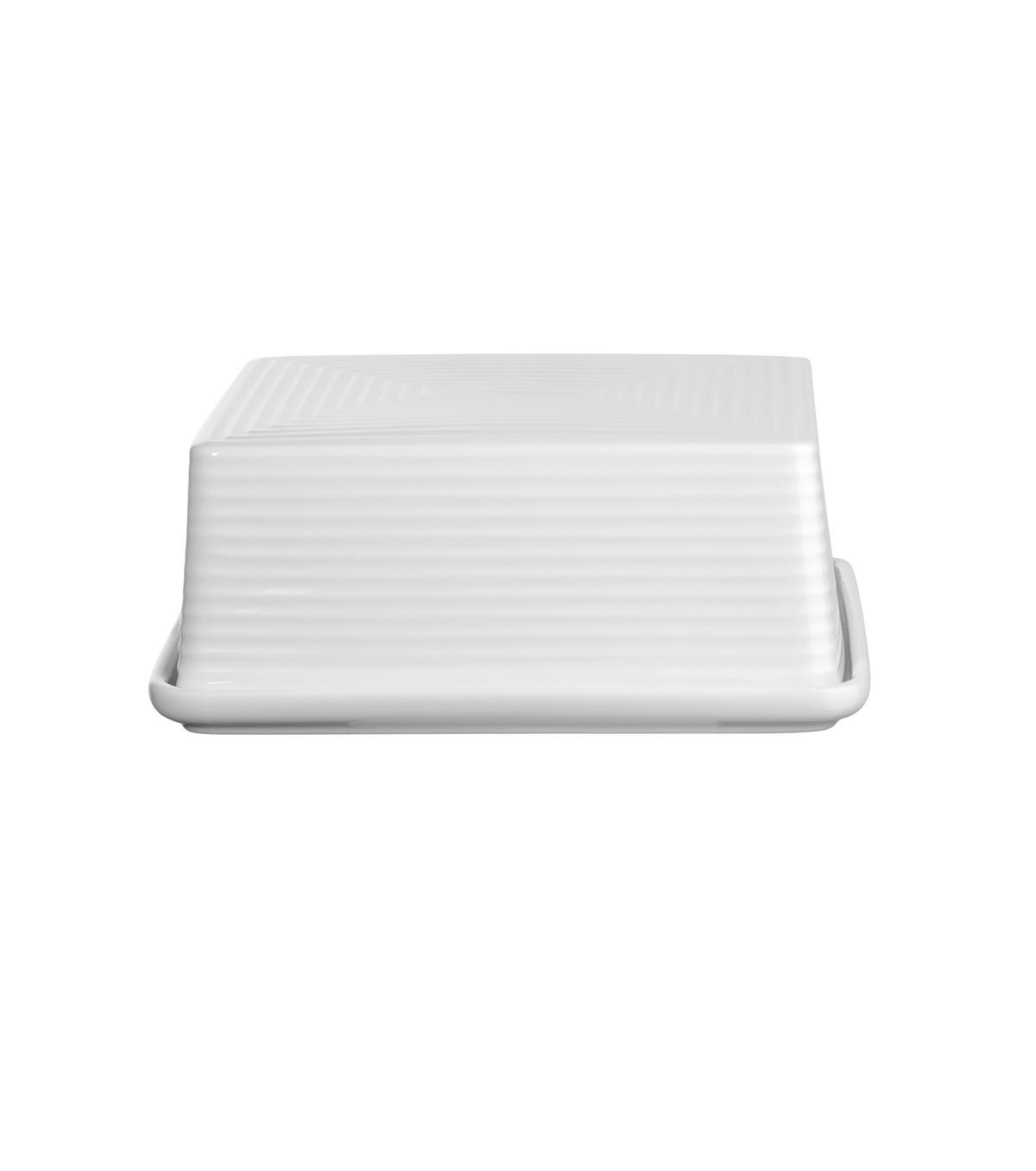 BUTTERDOSE  - Weiß, KONVENTIONELL (15,3/7/11,60cm) - ASA