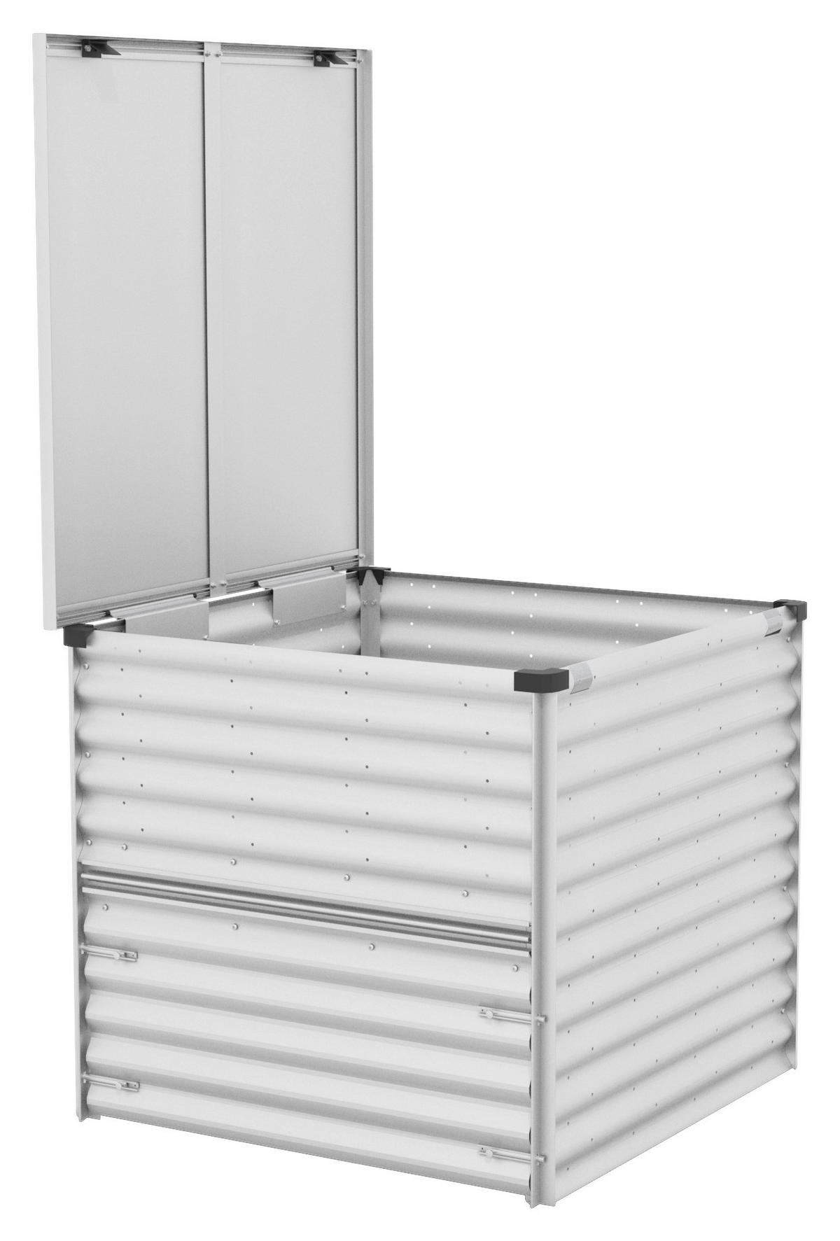 KOMPOSTER 99/87/99 cm  - Alufarben, Basics, Metall (99/87/99cm)