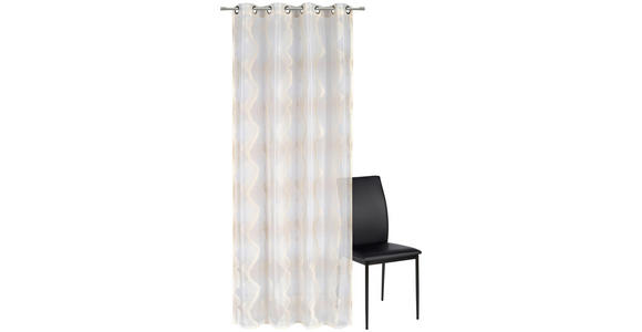 ÖSENSCHAL MELLOW transparent 140/245 cm   - Creme, Design, Textil (140/245cm) - Dieter Knoll