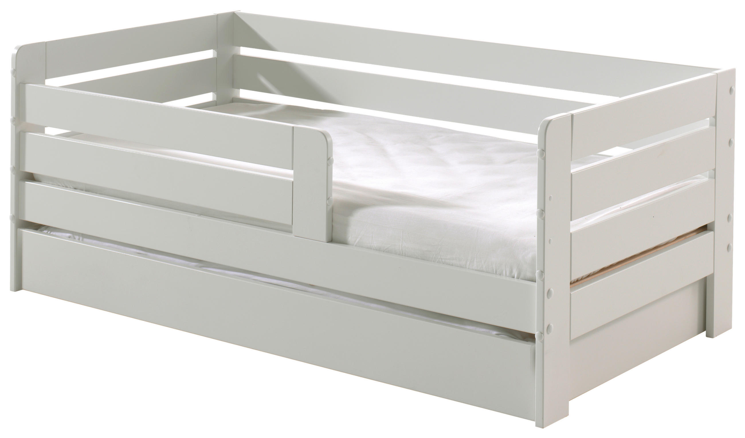KINDER-/JUNIORBETT - Weiß/Kieferfarben, MODERN, Holz/Holzwerkstoff (70/140cm) - MID.YOU