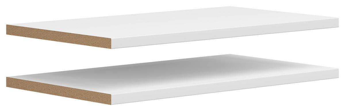 BELSŐ POLC SZETT - fehér, Modern, faalapú anyag (66,9/2,2/36cm) - Carryhome