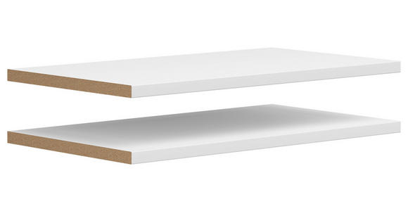 EINLEGEBODENSET 66,9/2,2/36 cm - Weiß, MODERN, Holzwerkstoff (66,9/2,2/36cm) - Carryhome