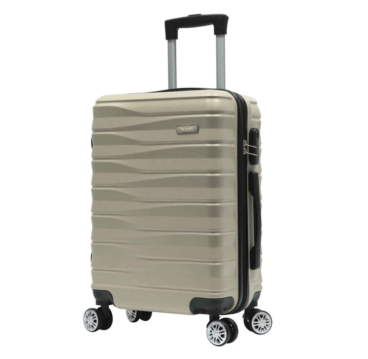 REISEKOFFER Goldfarben  - Goldfarben, Basics, Kunststoff/Textil (41/65/26cm) - Novel