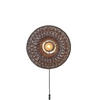 WANDLEUCHTE 50/23 cm   - Bordeaux, Basics, Naturmaterialien (50/23cm) - Good & Mojo