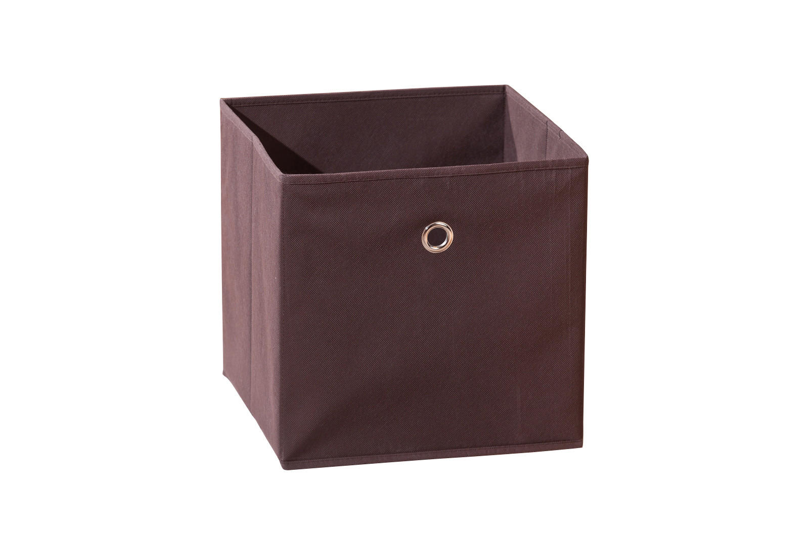 FALTBOX - Braun, Basics, Kunststoff/Metall (31,5/31/31,5cm) - MID.YOU