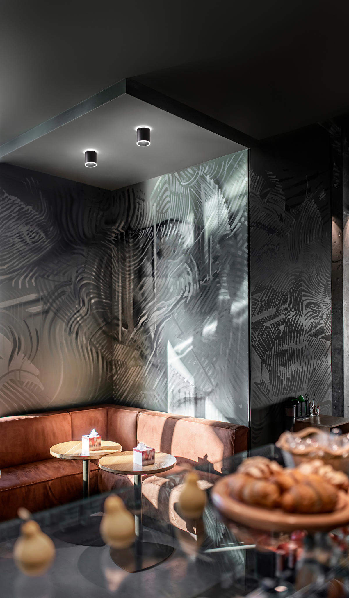 LED-DECKENLEUCHTE Paca 9/10,5 cm  - Anthrazit, Basics, Kunststoff/Metall (9/10,5cm) - Fabas Luce