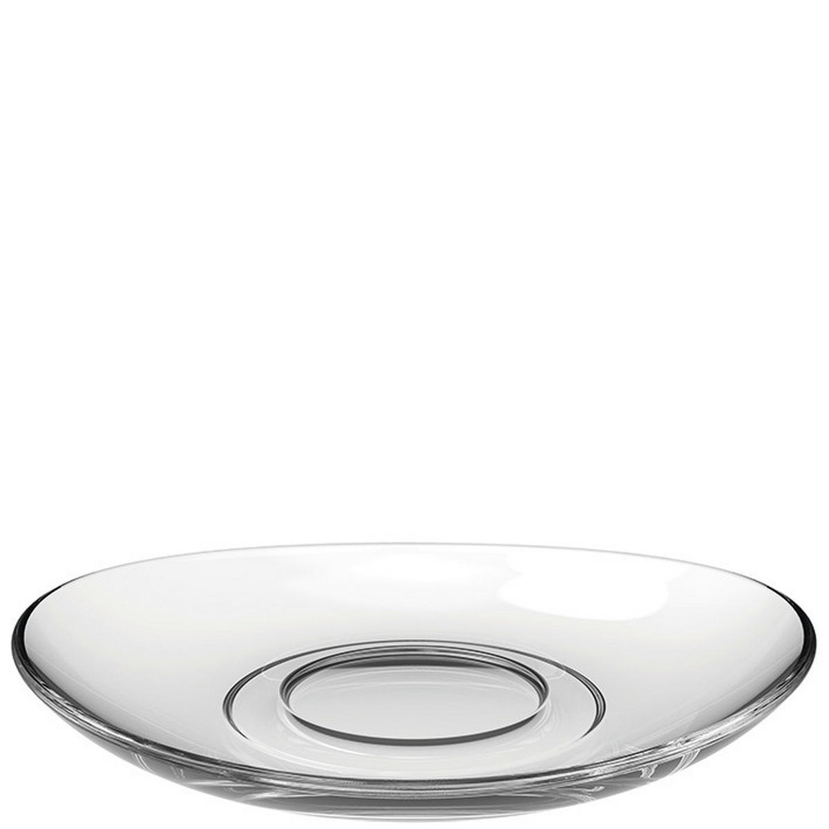 UNTERTASSENSET Napoli    - Klar, KONVENTIONELL, Glas (14cm) - Leonardo