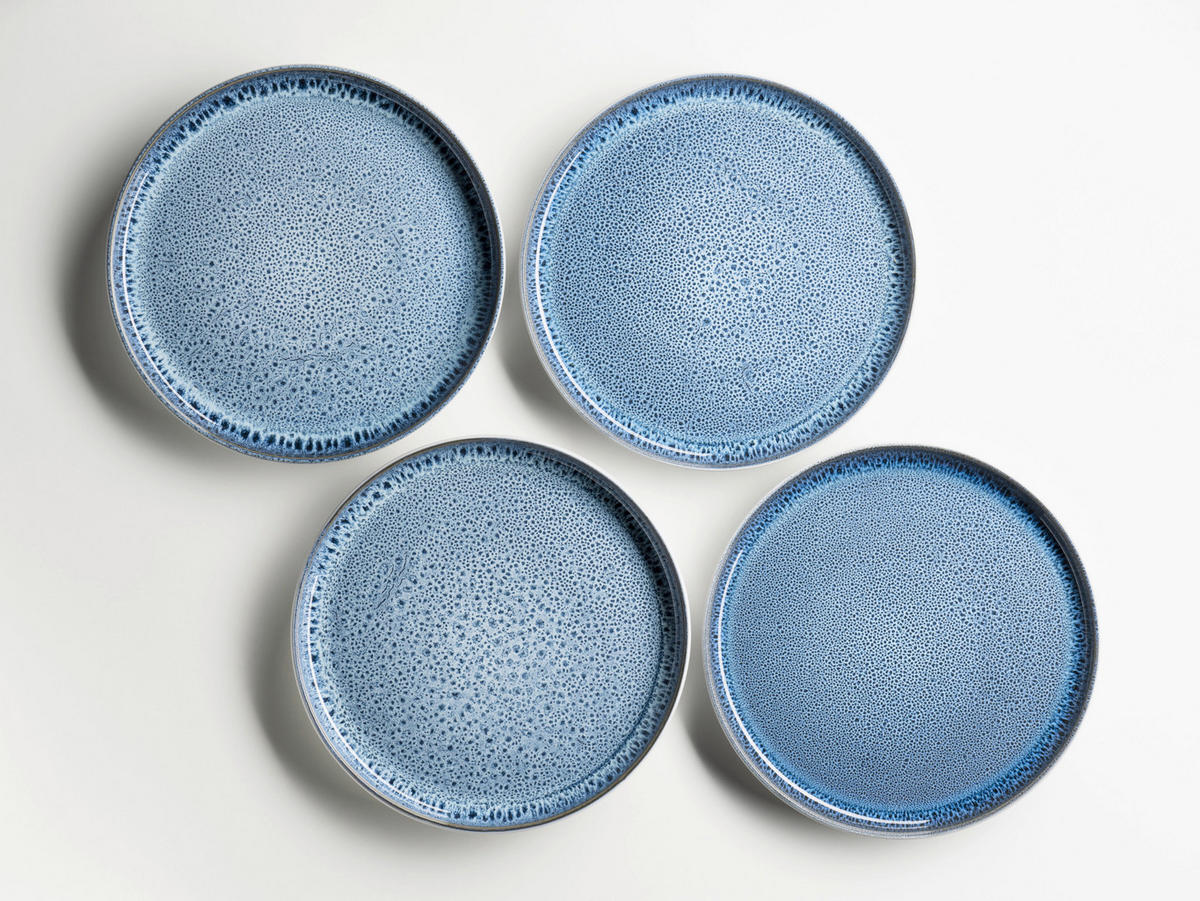 KOMBISERVICE MALEA 16-teilig  - Blau, Basics, Keramik - Mäser