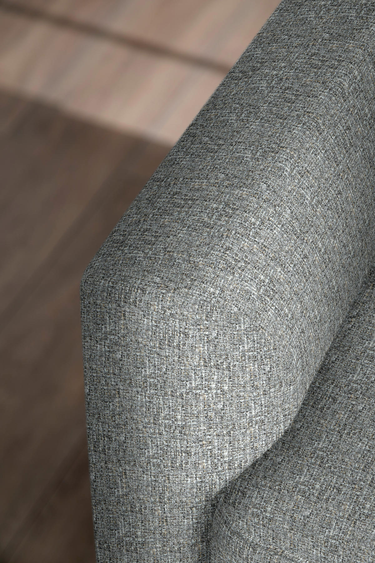 ECKSOFA in Flachgewebe Grau  310/195 cm  - Schwarz/Grau, Design, Textil/Metall (310/195cm) - Schöner Wohnen