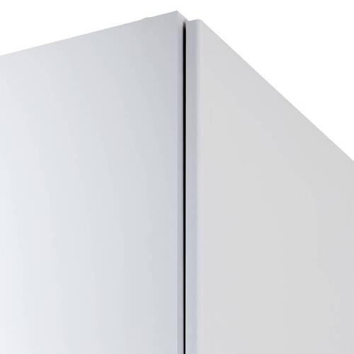 DREHTÜRENSCHRANK in Hellgrau  - Hellgrau/Alufarben, Modern, Holzwerkstoff (47/229/54cm) - Rauch Möbel