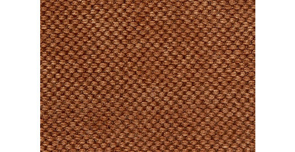 ECKSOFA  in Chenille, Flachgewebe Rostfarben  316/175 cm  - Rostfarben/Schwarz, Design, Textil/Metall (316/175cm) - Dieter Knoll