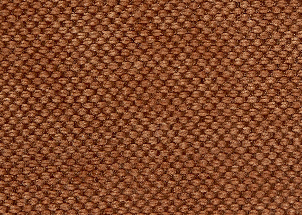 ECKSOFA  in Chenille Rostfarben  198/288 cm  - Rostfarben/Schwarz, Design, Textil/Metall (198/288cm) - Beldomo Style