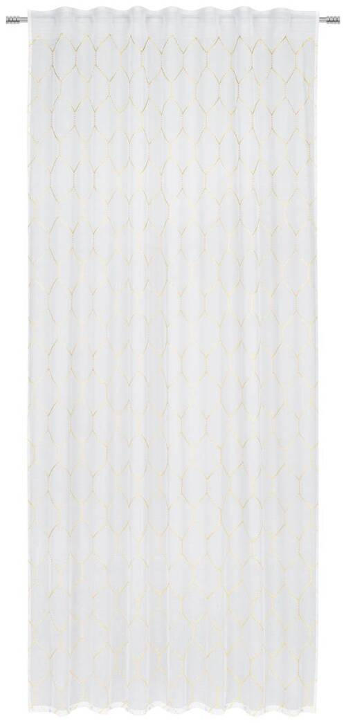 KONČANA ZAVESA  prosojno  135/245 cm   - rumena, Design, tekstil (135/245cm) - Esposa