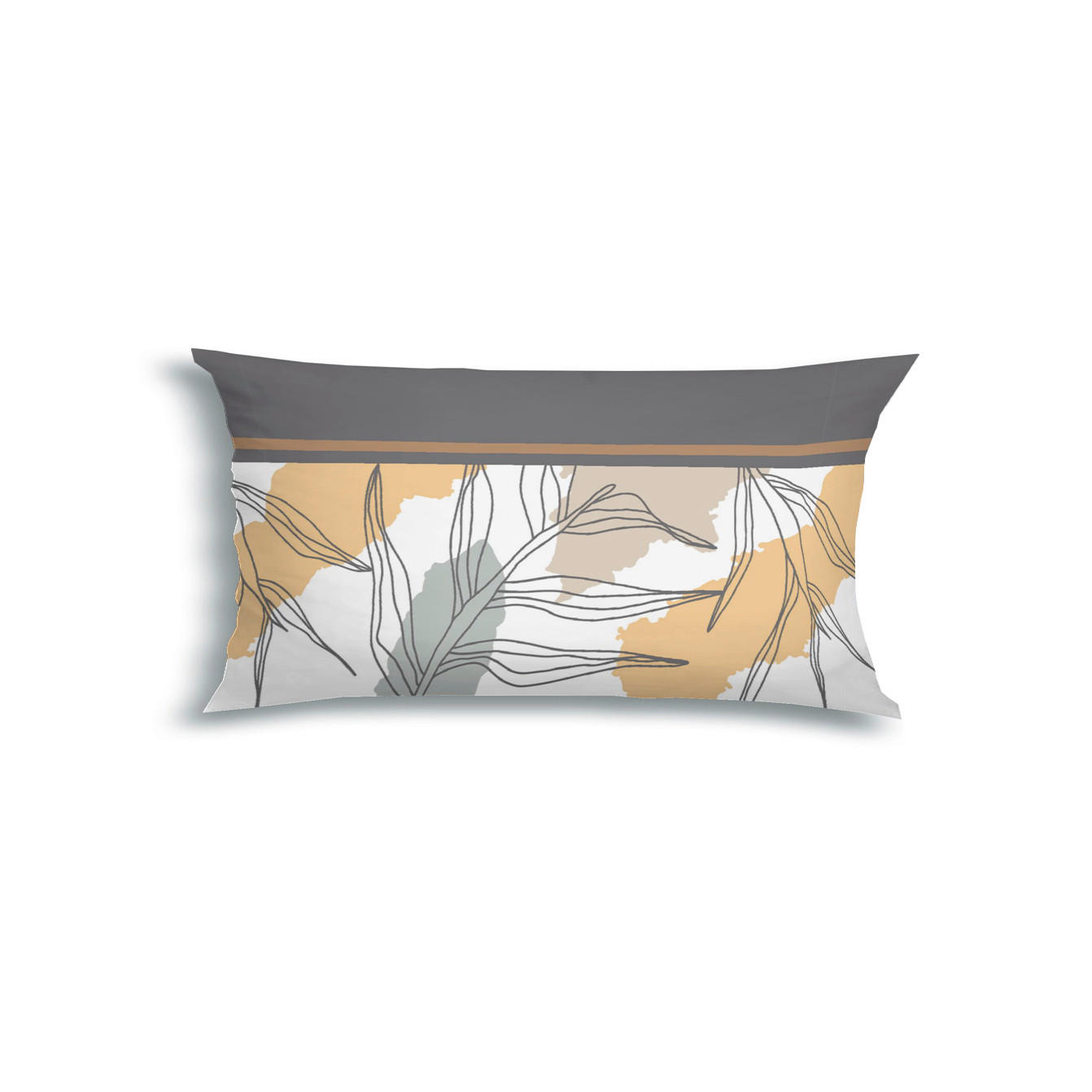 KOPFPOLSTERBEZUG 40/80 cm  - Grau, Basics, Textil (40/80cm) - Florella