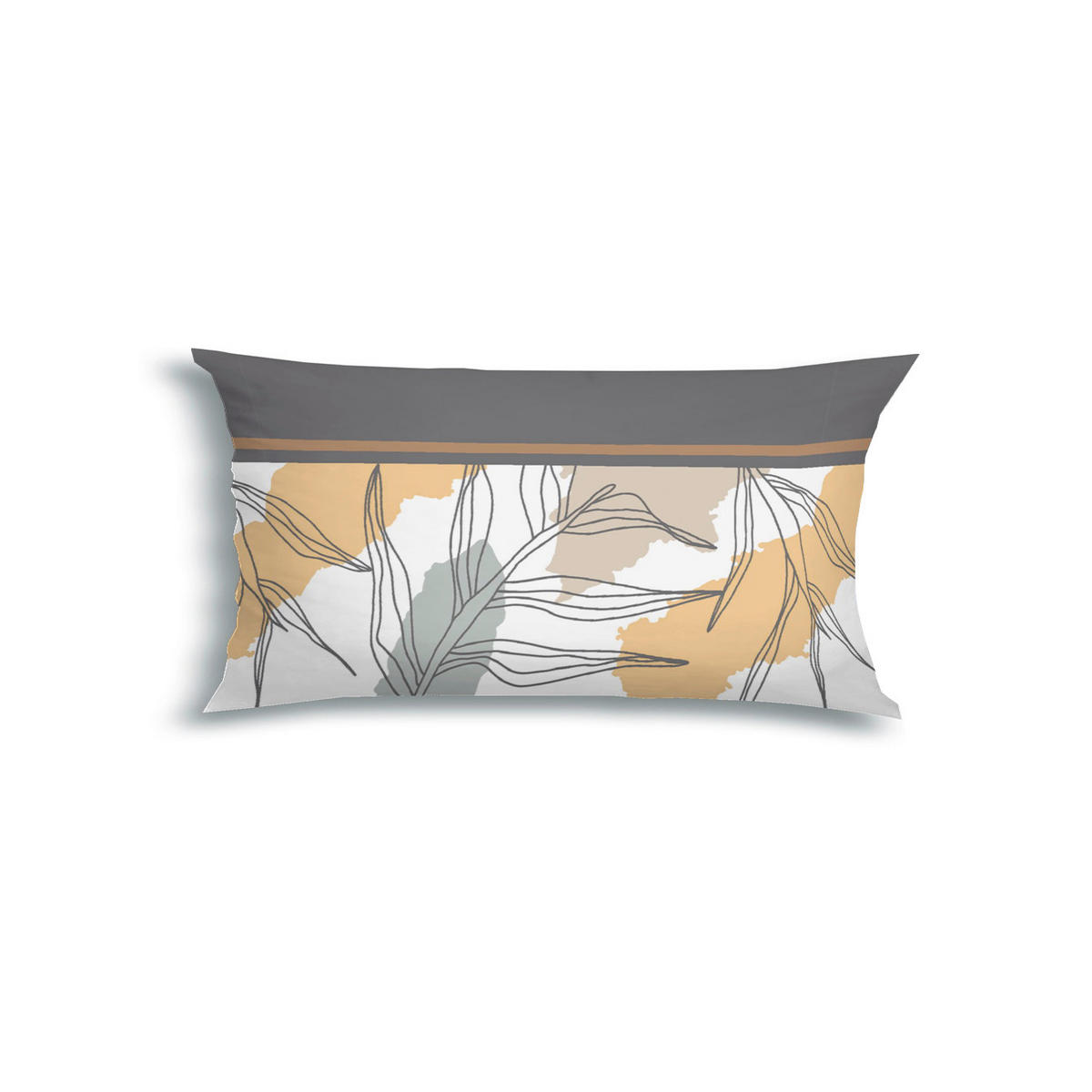 KOPFPOLSTERBEZUG 40/80 cm  - Grau, Basics, Textil (40/80cm) - Florella