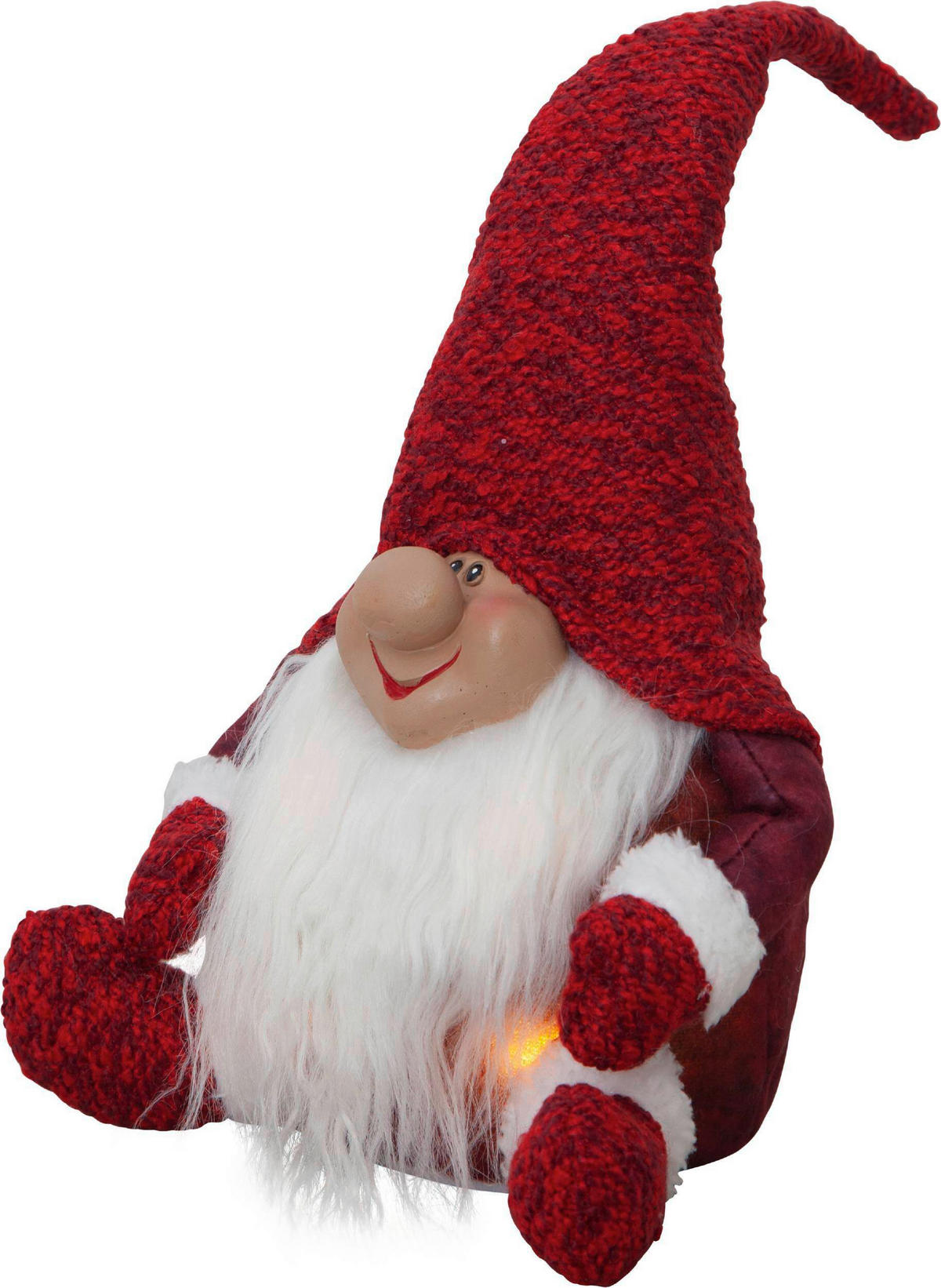 LED-DEKOLEUCHTE  - Rot/Weiß, Basics, Kunststoff/Textil (20/15/34cm) - Eglo