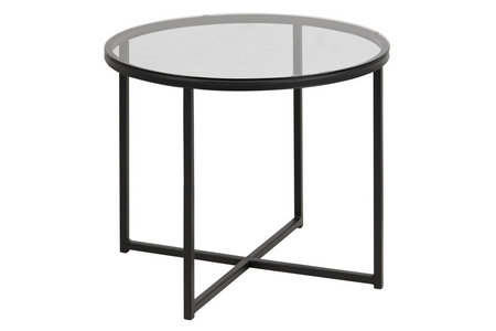 Couchtisch, rund, Gehärtetes Glas, Metall | GEOMETRIC Couchtisch, rund, Gehärtetes Glas, Metall | GEOMETRIC