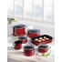 KOCHTOPFSET 5-teilig - Bordeaux, Basics, Glas/Metall (48,5/28,5/13,38cm) - Riess KOCHTOPFSET 5-teilig - Bordeaux, Basics, Glas/Metall (48,5/28,5/13,38cm) - Riess