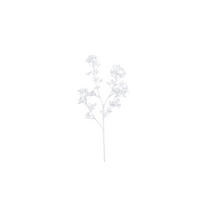 KUNSTBLUME - Weiss, Basics, Kunststoff (68cm)