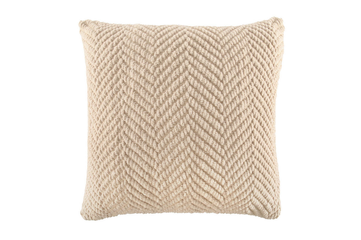 OKRASNA BLAZINA  RENEE    45/45 cm         - krem barve, Konvencionalno, tekstil (45/45cm)