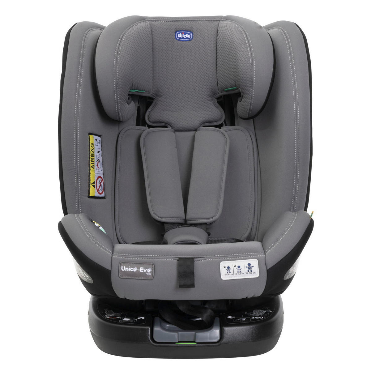 KINDERAUTOSITZ  - Schwarz/Grau, Basics (46/54/69/44cm) - Chicco