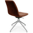 STUHL  in Aluminium Bouclé Metall, Textil  - Alufarben/Kupferfarben, Design, Textil/Metall (46/81,5-84,5/55cm) - Johann Jakob