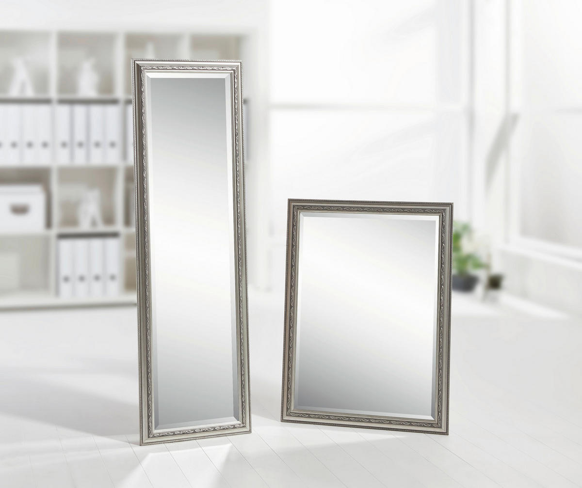 WANDSPIEGEL 60/80/2,2 cm    - Silberfarben, LIFESTYLE, Glas/Kunststoff (60/80/2,2cm) - Landscape