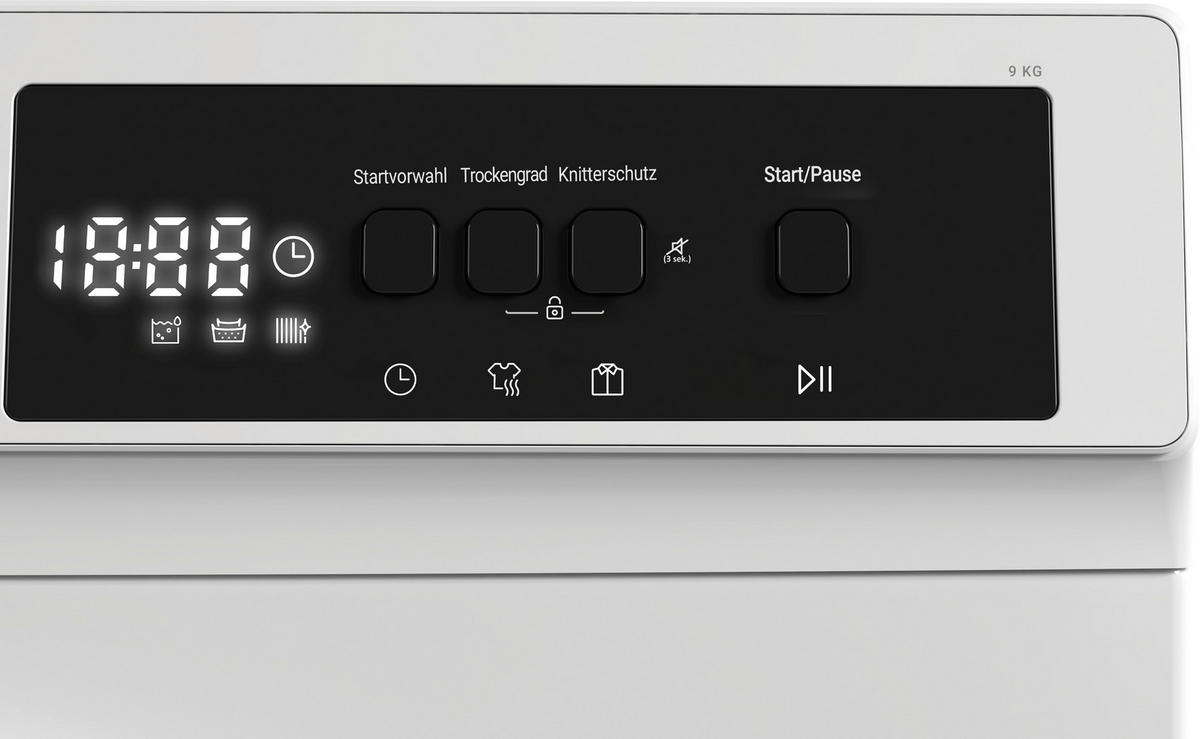 WÄRMEPUMPENTROCKNER TD-B0GP1WD0-DE  - Weiß, Basics, Glas/Kunststoff (59.6/84.5/60.9cm) - Daewoo