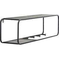 WANDGARDEROBE 80/20/17 cm  - Schwarz, Design, Metall (80/20/17cm) - MID.YOU
